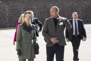 Her Royal Highness, The Princess Royal, visited Peterhead Prison Museum