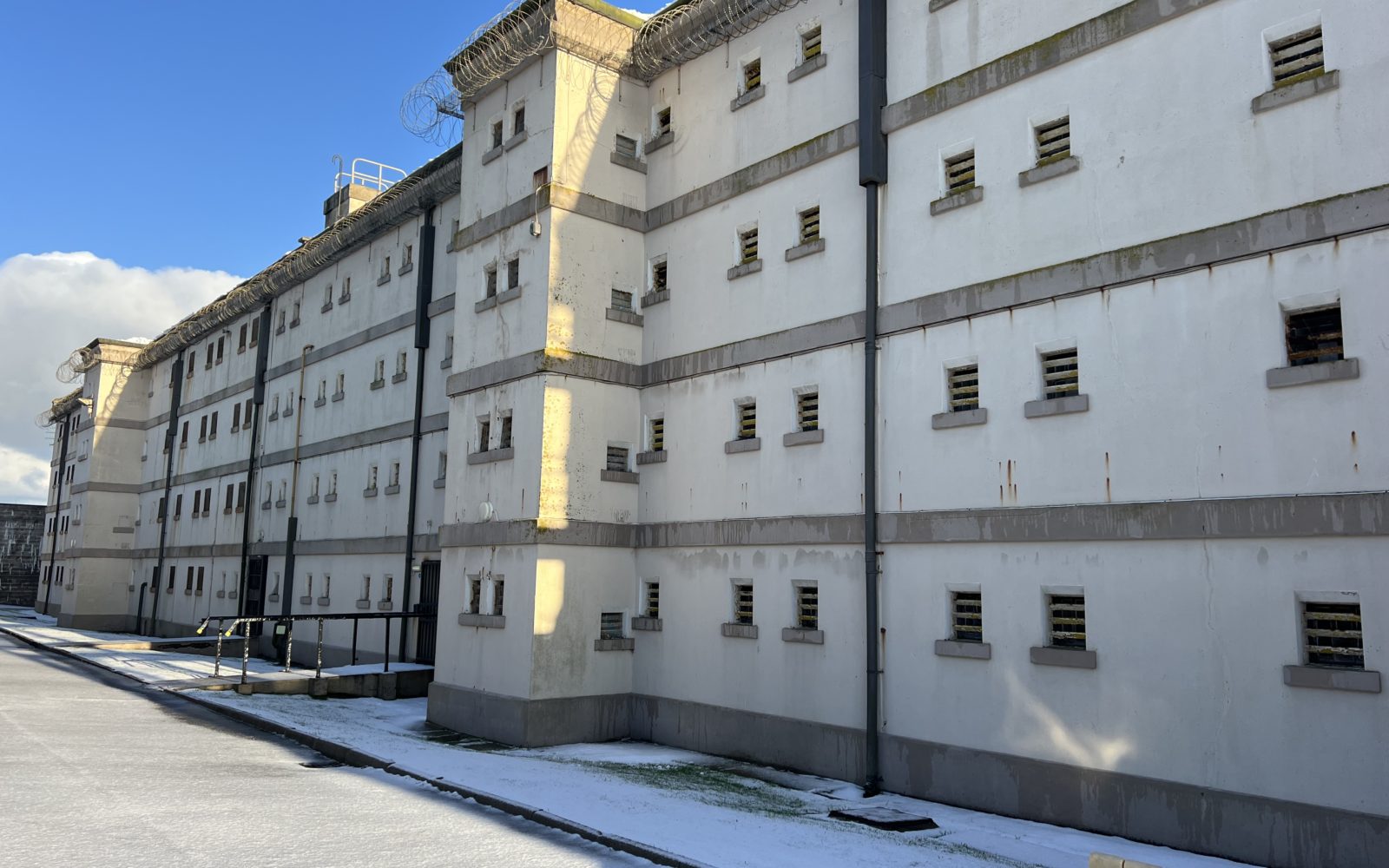 The exterior of Peterhead Prison