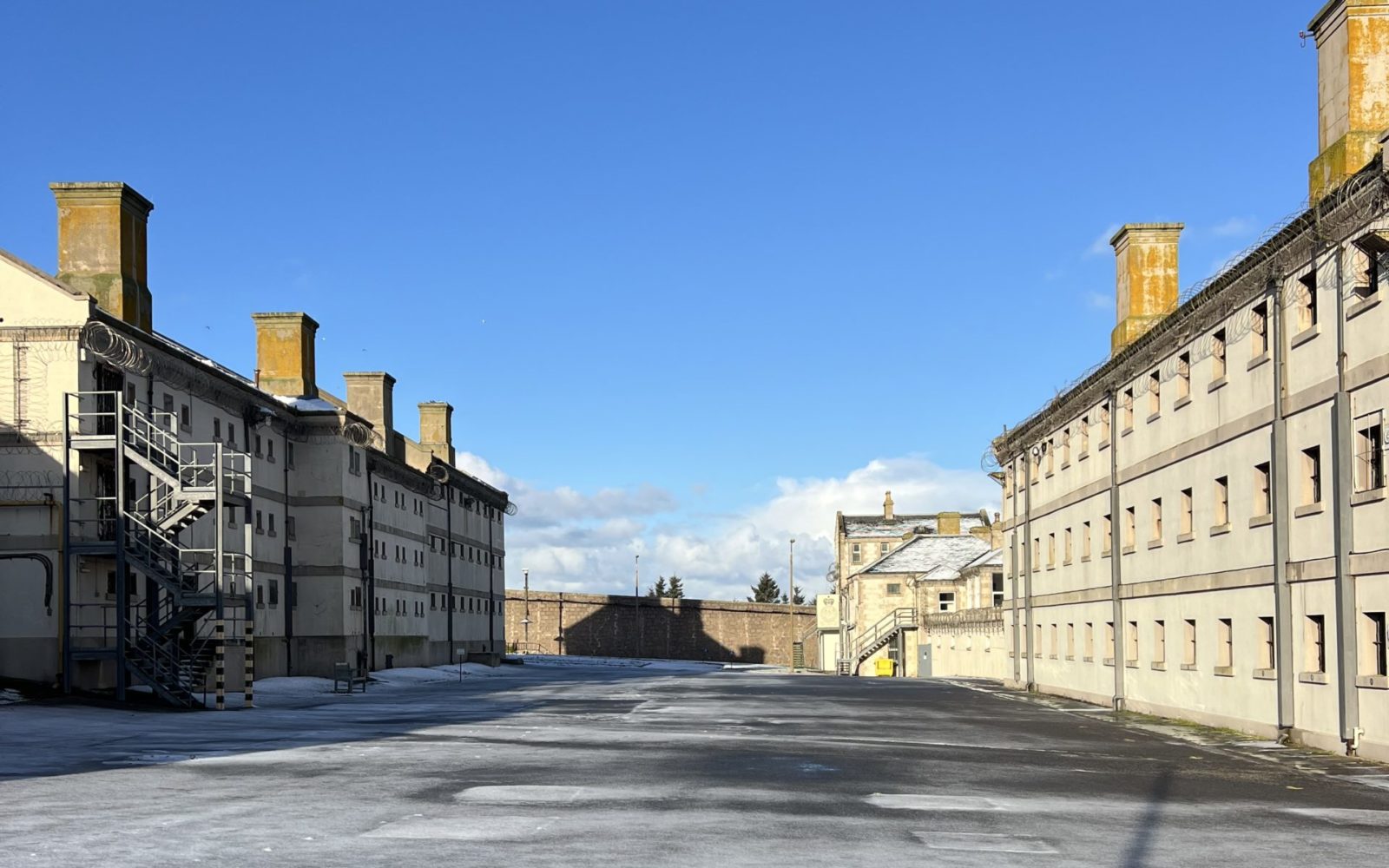The exterior of Peterhead Prison